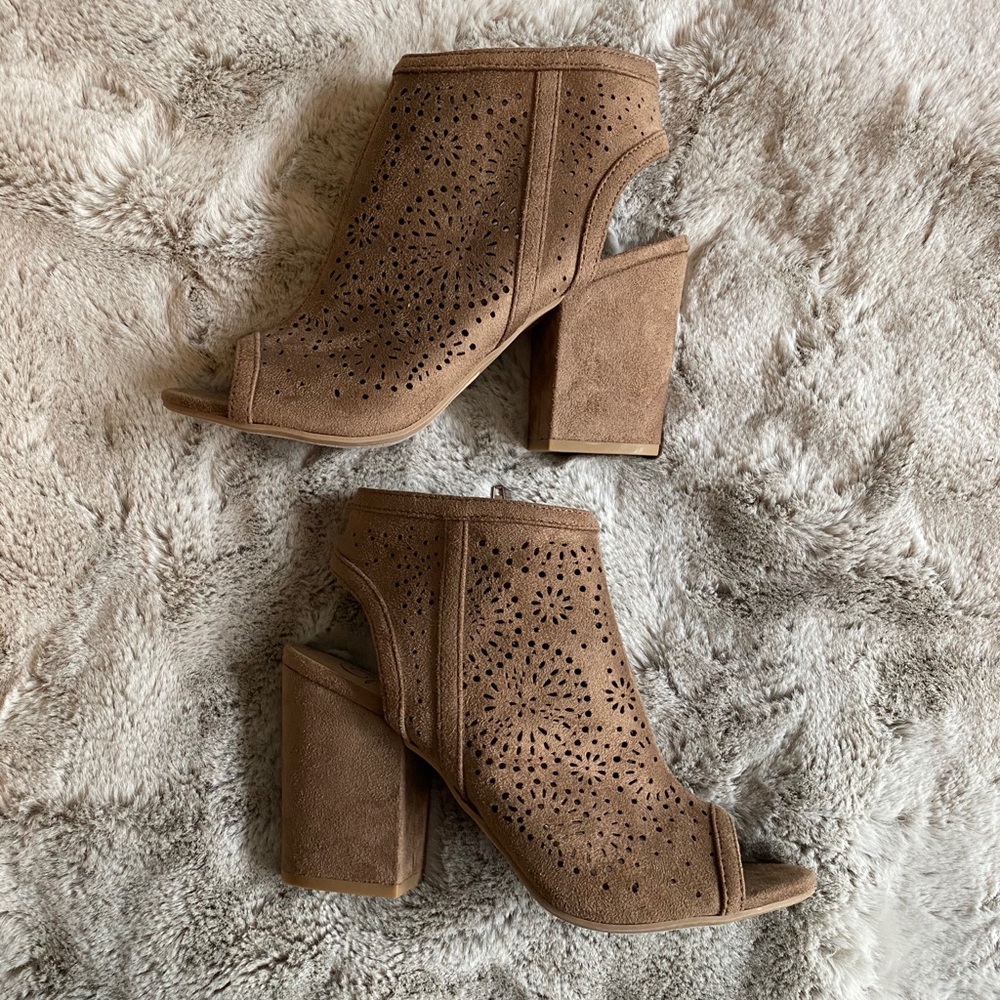Brown booties